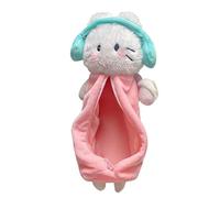 Générique Chat Porte-Crayons - Boîte À Fournitures en Peluche,Pochette À Stylos Design Chat Écouteurs avec Fermeture Éclair | Fournitures pour École Collège Voyage Rangement