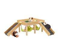 Générique Château de Hamac pour Hamster Habitat Détachable à 2 Niveaux
