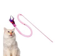 Générique Chatouilleur Chat - Bâton Plumes avec Squeaky Jouet Interactif | Forme Serpent Mesh Jouet Chat | Exercice Chasse Divertissement Intérieur - Flexible Léger Résistant Amusementv