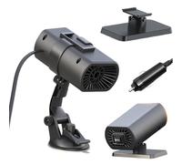 Générique Chauffage 12V pour La Voiture - Dégivreur avec Un Ventilateur - 2 en 1 Dégivreur Et Chauffage De Voiture pour Pare-Brise avec Support À Ventouse - pour Camion Camping-Car Fenêtre Hiver