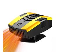 Générique Chauffage d'Appoint Portable pour Voiture - Dégivrage et Désembuage Automobile,Chauffage 12V Rapide Portable Rotation 360° pour Dégivrage Pare-Brise Véhicule Hiver Camion Caravane