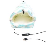 Générique Chauffe-Oiseau pour Cage | Nid Caverne en Peluche,Jouet en Forme De Hamac Accrochable sur Cage,pour Inséparable Conure Canari Lapin Cochon d'Inde Chinchilla Perruche Calopsitte