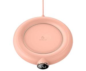 Générique Chauffe-tasse USB Chauffe-mug Chauffe-boisson Tapis Chauffant Contrôle Température 3 Niveaux Affichage Numérique Portable Adapté Bureau École Maison