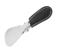 Générique Chausse-pied Acier Inoxydable Portable Multifonction avec Housse PU Protectrice Corne de Chaussure Compacte Unisexe pour Voyage Poche