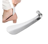 Générique Chausse-pied en métal, chausse-pied en acier inoxydable pour personnes âgées, chausse-pied robuste et portable, idéal pour les, les adultes et les voyages