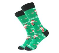 Générique Chaussette Chausson Femme Chaussettes D'intérieur Grosse Hiver Chaud De Noel Chaude Antidérapantes Homme Chaussons Fourree Cocooning Cadeau Pantoufle Anti Derapante Vert #2