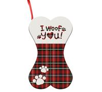 Générique Chaussette De Noël pour Chien | Chaussette Porte-Friandises À Empreinte De Patte - Ornement de Cheminée Suspendable | pour Filles Garçons Tout-Petits Fête Scolaire Hiver Cadeaux De Vacances