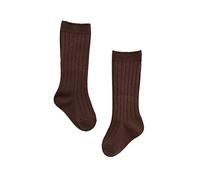 Générique Chaussette Fille Hiver,Chaussette Chaude Enfant,Bébé Nourrissons Tout-petits Filles Middle Chaussettes 1 Pack Arc Côtelé Bas Longs Chaussettes À Volants Jambières D'école