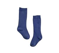 Générique Chaussette Fille Hiver,Chaussette Chaude Enfant,Bébé Nourrissons Tout-petits Filles Middle Chaussettes 1 Pack Arc Côtelé Bas Longs Chaussettes À Volants Jambières D'école
