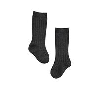Générique Chaussette Fille Hiver,Chaussette Chaude Enfant,Bébé Nourrissons Tout-petits Filles Middle Chaussettes 1 Pack Arc Côtelé Bas Longs Chaussettes À Volants Jambières D'école