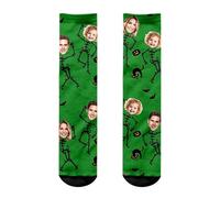 Générique Chaussette Personnalisé Photo Halloween Chaussette Marrante Chaussettes Photo Visage Novelty Cadeaux Personnalisés Pour Hommes Femmes