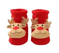 Générique Chaussettes à Motifs de NoëL,Unisexes pour GarçOns et Filles,FabriquéEs Dans Un Tissu éPais et Doux,AdaptéEs à Un Usage IntéRieur et ExtéRieur Tout Au Long de L'Automne(Khaki,One Size)