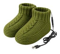 Générique Chaussettes chauffantes avec Alimentation USB et Texture | Connexion d ' alimentation USB attachée, électrique pour les deux pieds, couverture tricotée pour la