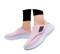 Générique Chaussettes Chausson Chaussons d'hiver doublés polaire pour femme avec semelle antidérapante confortables intérieur extérieur réglables (35)