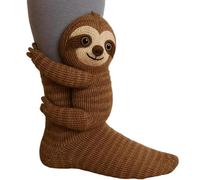 Générique Chaussettes de sol antidérapantes pour ménage Pull en tricot Chaussettes décontractées Chaussette 3D Original Animaux Crochetées Animaux Tendance Chaussette Antidérapantes Noel Femme Hiver
