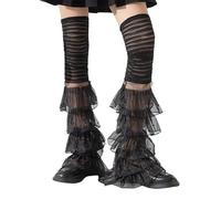 Générique Chaussettes Femme Paillettes Socquettes Mi-Hautes Confortables Respirant Courtes Guêtres montantes en dentelle pour un style décontracté et tendance hautes empilables usage quotidien