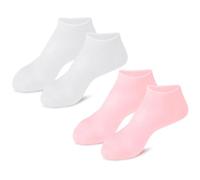Générique Chaussettes Hydratantes Protectrices en Sebs, Lavables et Réutilisables, 2 Paires pour Pieds Secs et Crevassés, pour Soins de Spa à Domicile