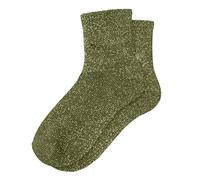 Générique Chaussettes Paillettes Femme Homme Taille Unique Chaussette à Paillette Couleur Unie Unisex Glitter Socks Chaussettes à Paillettes Courtes Petite Conne (Dark Green)