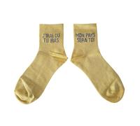 Générique Chaussettes paillettes SOCKS SYMBOL J'irai ou tu iras