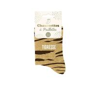 Générique Chaussettes paillettes tigresse