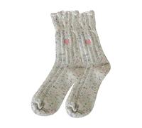 Générique Chaussettes Pantoufles Femme Chaussette Moumoute a Paillettes Surchaussettes Polaire Chausson Hiver Pantoufle Fourrées Noel Chaud Homme Antidérapantes Cocooning De Blanc-C