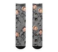 Générique Chaussettes personnalisé casual DIY vacances anniversaire sur mesure imprimé adulte confortables originales pour cadeau personnalisé et création n15