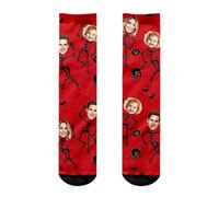 Générique Chaussettes personnalisé casual DIY vacances anniversaire sur mesure imprimé adulte confortables originales pour cadeau personnalisé et création n15