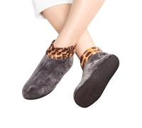 Générique Chaussettes Pilou Femme Antidérapantes De Lit Chaussette Femmes Hiver Thermique D Intérieur Douce Epaisse Antiderapante Enfile Thermiques Polaire~