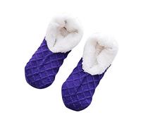 Générique Chaussettes Pilou Femme Chaussette Antiderapante De Lit Chaudes Antidérapantes Hiver Epaisse Antidérapante Polaire Femmes Thermiques Fuzzy Socks Chaude Nuit Pour Dormir Douce Enfile