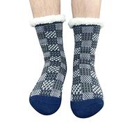 Générique Chaussettes Pilou Femme Chaussette Hiver De Lit Thermique Enfile Polaire Chaude Grosses Antidérapantes Laine Chaudes Antiderapante Antidérapante Anti Derapante