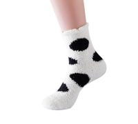 Générique Chaussettes Pilou Femme Chaussette Polaire Enfile De Lit Antidérapantes Femmes Chaude Antidérapante Hiver Thermiques Chaudes Grosse Chaud Thermique Laine~