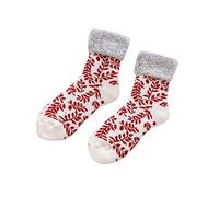 Générique Chaussettes Pilou Femme Chaussette Polaire Enfile De Lit Antidérapantes Femmes Chaude Antidérapante Hiver Thermiques Chaudes Grosse Chaud Thermique Laine