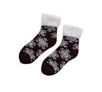 Générique Chaussettes Pilou Femme De Lit Chaussette Chaude Antidérapantes Femmes Thermique Thermiques Hiver Polaire Chaudes Laine Douce Anti Derapante Enfile~