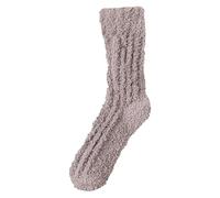 Générique Chaussettes Pilou Femme Pilou-Pilou Chaussette Polaire Enfile Antidérapante Hiver Antiderapante Chaude De Lit Laine Chaudes Thermique Grosses Epaisse