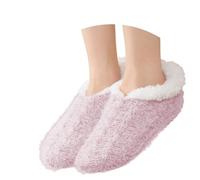 Générique Chaussettes Pilou Femme Polaire Chaude Chaussette Antiderapante Hiver Thermique Grosse Chaud Enfile Antidérapantes Femmes Antidérapante Pilou-Pilou~