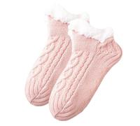Générique Chaussettes Pilou Femme Polaire Chaussette Antidérapante Chaudes Antidérapantes Epaisse Chaude Laine Thermique Enfile Antiderapante Hiver De Lit Anti Derapante Pilou-Pilou
