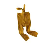 Générique Chaussettes pour bébés garçons et Filles, idéales pour Jouer en extérieur, Douces, Respirantes, Extensibles, avec Bretelles, Confortables, idéales pour Le Printemps et l'été (Yellow, S)