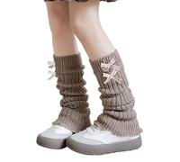Générique Chaussettes Pour Enfants à Double NœUd Pour Filles, Couvre-Jambes TricotéS Lolita, 3-12 Ans Sweet éTagéEs à Volants En Dentelle Jambes Chaussettes à Bordure Dentelle Confortables