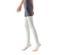 Générique Chaussettes sans pieds extra longues à la mode pour femmes, jambières au-dessus du genou, bas de bottes rayés en tricot côtelé, chaussettes chauffantes Thigh High