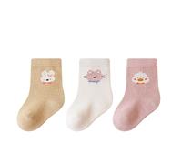 Générique Chaussettes souples pour bébé, sans semelle, pour nouveau-nés, garçons et filles, antidérapantes, antidérapantes, rembourrées (1-3 Years)