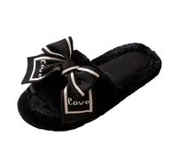 Générique Chausson À Mémoire De Forme pour Femmes,Mignon Chat Pantoufles Confortable Chaussons en Peluche Slippers Chaussures Maison des Madame Fourrure Court Mousse Chaud Mixte Adulte Femme Été