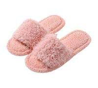 Générique Chausson Chaud Femme Hiver Gros Chaussons Peluche Pantoufle Couleur Unie Pantoufles Fourrés Mouton Chaud Slippers Maison Quotidiennes Babouche Feutre Chaussures De Maison Pantoufle