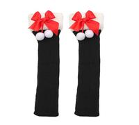 Générique Chausson Chaussettes Femme Chaussette Cocooning Polaire Chaudes Homme Collant Pantoufle Pantoufles Hiver De Nuit Chaussons Chaud Antidérapantes Grosse Le noir