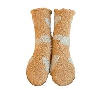 Générique Chausson Chaussettes Femme Chaussette Moumoute Chaudes Noel Thermiques Chaussons Hiver Chaud Pantoufle Fourree Homme a Paillettes Antidérapantes Chaude J