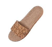 Générique Chausson Claquette Femme Pantoufles Pantoufle Ete Chaussure De Plage Antiderapant Babouche Chaussures Piscine Confortable Claquettes Été Chaussons 38 Rose Femmes Invité