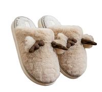 Générique Chausson De Noel Adulte,Chaussons d'hiver Unisexes Confortables avec Semelle pour Un Confort Et Une Chaleur IntéRieurs IdéAux pour Les Vacances