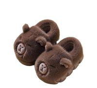 Générique Chausson Enfant Fille et Garcon Moelleuses avec Design Capybara Kawaii Pantoufle Enfant Antidérapantes Pantoufles en Peluche Chaud et Confortable Hiver Chaussons Loisirs pour Intérieur
