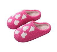 Générique chausson femme confort Chaussons Femme Confortable Maison Mémoire Mousse Pantoufles Légères De Maison Pour Chaussures Douillettes Pantoufles De Salle pantoufle chaude Rose vif 44