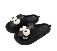Générique Chausson Femme Hiver Big Eye Dog Pantoufles Big Eye Dog Cartoon Package Head EVA Pantoufles Mignon Dessin Animé Chien Doux Semelle Épaisse Confortable Sandales Diapositives