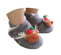 Générique Chausson Noel Enfant Chaussons Garçon Fille Pingouin Pantoufle De Antiderapant Pantoufles Bebe Pat Patrouille Garcon Animaux Gym Lapin Maternelle Panda Noël Taille Bébé Peluche Enfants